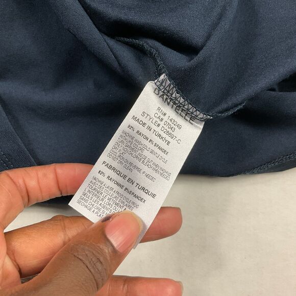 Dantelle Marine Club Nautical Graphic T-Shirt Rhinestone Anchor Blue L Tee NWT - Picture 8 of 10